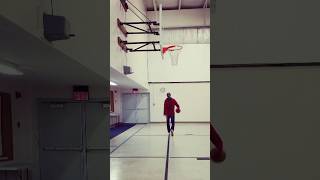 It kissed 💋 the backboard 😱 dad shorts basketball trickshots [upl. by Nehtan456]