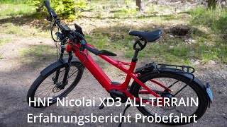 HNF Nicolai XD3 ALLTERRAIN SPedelec Probefahrt amp Erfahrungsbericht 4k [upl. by Nnayecats703]