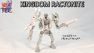 Transformers Review Kingdom Ractonite [upl. by Sirret201]