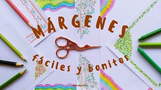 17 ESQUINAS y MÁRGENES para CUADERNOS ⭐ FÁCILES y con MATERIALES BARATOS ⚡ CONSEJOS E INSPIRACIÓN [upl. by Eireva]