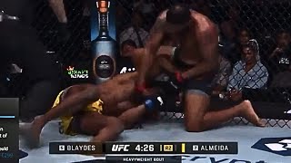 Curtis Blaydes KO Jailton Almeida HIGHLIGHTS [upl. by Jermyn]