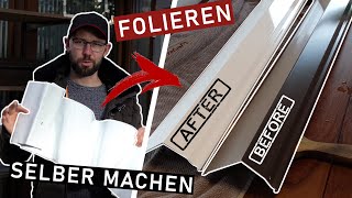 Selber FOLIEREN  Küchenfronten und Möbel [upl. by Shiekh]