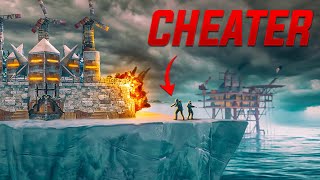 I Got RAIDED By a CHEATER While Living On a Iceberg  Rust [upl. by Clarita983]