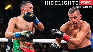 Benavidez vs Lemieux HIGHLIGHTS May 21 2022  PBC on Showtime [upl. by Anilag693]