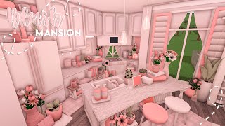 2 Story Blossom Family Mansion  Roblox Bloxburg Speed Build  ❁ [upl. by Ahsimet788]