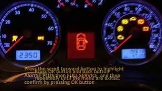 FIAT DOBLO 2005 10 How to reset service light indicator [upl. by Chivers761]