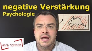 negative Verstärkung  Psychologie  Lehrerschmidt [upl. by Ixela]