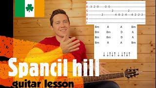 Spancil Hill Guitar tutorial [upl. by Nalloh]