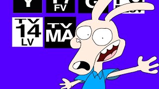 TV ratings portrayed by Rocko’s modern life [upl. by Annaerb]