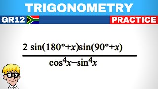 Trigonometry Grade 12 Reduction practice [upl. by Gariepy]