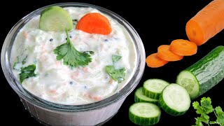 Summer special Recipe  Cucumber Carrot Raita  Vellarikkai carrot pachadi  Yummyfoodeos [upl. by Haissi593]