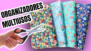 2 IDEIAS DE ORGANIZADORES MULTIUSO DE TECIDO  SHOW DE ARTESANATO [upl. by Adnawuj107]