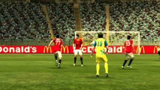 Chievo Verona Gol de Canales de Tiro Libre PES 2011 pc [upl. by Cleo]