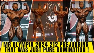 Mr Olympia 2024 212 Prejudging  That was just pure domination [upl. by Prussian]