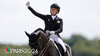 Isabell Werth wins HISTORIC 14th Olympic equestrian medal  Paris Olympics  NBC Sports [upl. by Orten]