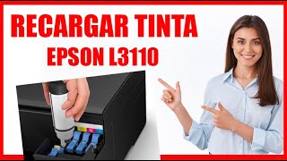 ✅ COMO RECARGAR TINTA EPSON L3110 [upl. by Frick251]