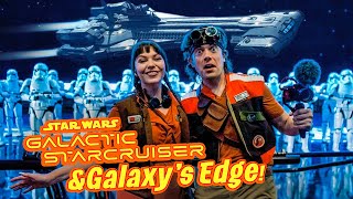 Star Wars Galactic Starcruiser Galaxys Edge visit amp Bridge Training Day 2 Part 3 [upl. by Furtek846]