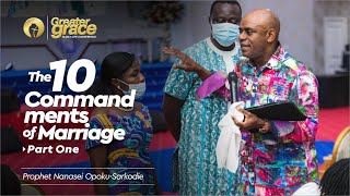 10 Commandments Of Marriage  Prophet Nanasei opokuSarkodie  DAY 1 Evening  30082021 [upl. by Elleval]