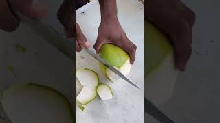 Coconut cutting coconut cuttingskills asmr youtubeshorts fruit shorts [upl. by Kenimod88]