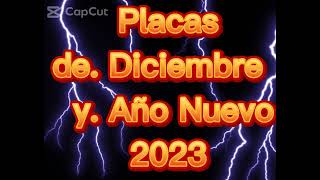 placas de diciembre y año nuevo 2023 WhatsApp 3052151629 [upl. by Retsel894]