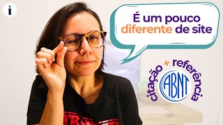 Como fazer Citação e Referência ABNT de Blog [upl. by Inatsed7]