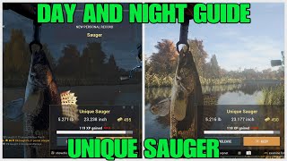 Unique Sauger  Hotspots And More  Emerald Lake Guide  Fishing Planet [upl. by Wallis]