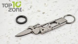 Top 10 Cool EDC Keychain Knife [upl. by Nadiya]