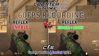 CS2 NVIDIA REFLEX ENABLE vs ENABLE BOOST With Nvidia Latency Analyzer  Nvidia 55123 [upl. by Seta]