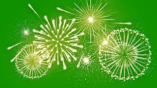 Free Green Screen  Fireworks 2 [upl. by Aleicarg]