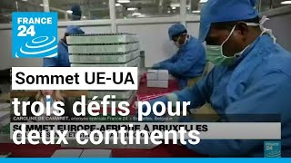 Sommet EuropeAfrique à Bruxelles  sécurité santé et stabilité trois défis pour deux continents [upl. by Linad]