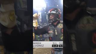 Andrew Alvidrez vs Mr Nasty  8675 Points pbr rodeio [upl. by Panchito]