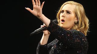 Adele Scolds Fan for Setting Up a Tripod and Filming Her During Concert  Page Six [upl. by Naimed]