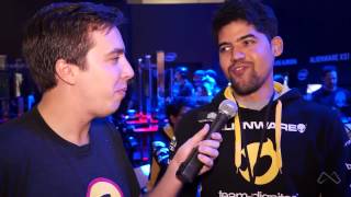 Crumbz and Team Dignitas at sponsor signing at E3 [upl. by Seidnac]