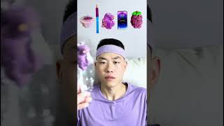 🍇🍆💜🎧ASMR Purplethemed Mukbang  Perfect for Sleepimmersive asmr [upl. by Berger867]