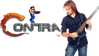 ➡ Contra All stages soundtrack Metal cover nesdendy With gameplay contra nes music [upl. by Girand]