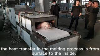 2022 how to defroste frozen meatIndustrial Microwave Defrosting Meat MachineDefrosting [upl. by Brittne331]