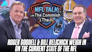 Bill Belichick amp Roger Goodell Talk The State Of The NFL amp Its Future  Pat McAfee Show [upl. by Idnal]