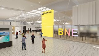 Brisbane Airport’s future International Terminal revealed [upl. by Nnylyaj]