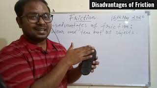 Disadvantages of friction and methods to reduce friction Class 8 Science [upl. by Robinette345]