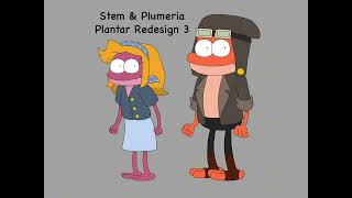 meet stem plantar and plumeria plantar  sprig and pollys parents  mr and mrs plantar Amphibia au [upl. by Blayze735]