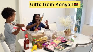 UNBOXING GIFTS 🎁 FROM KENYA 🇰🇪🇰🇪 Avoalre [upl. by Adamec]