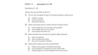 Cambridge 19 listening test 2 section 3 [upl. by Airbas]