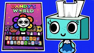 Making Dandy’s World as Incredibox Sprunki gamebook  dandy world in sprunki paper gamebook [upl. by Ahterod]