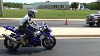 Yamaha YZFR1 Acceleration [upl. by Nikral]