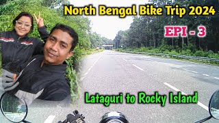 North Bengal Bike Trip 2024 ।। EPI  3 ।। Lataguri Forest to Chalsa View Point ।। Couple Ride Vlog [upl. by Sillyhp]