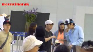 Jong Kook and Kwang Soo sweet moment airport [upl. by Assilana639]