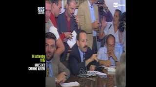 Settembre 1992  RaiStoria larresto del padrino Carmine Alfieri [upl. by Alit]