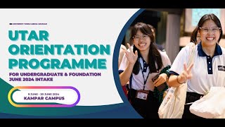 UTAR Orientation Programme for Undergraduate amp Foundation at Kampar Campus Highlights [upl. by Nimaj207]