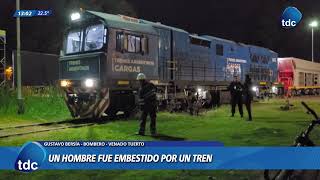 VENADO TUERTO  TRISTE NOTICIA FALLECIÓ EL HOMBRE ATROPELLADO POR UN TREN [upl. by Archibold]