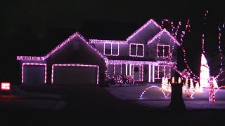 Santas Coming For Us  2022 Synchronized Christmas Lights [upl. by Siddon]